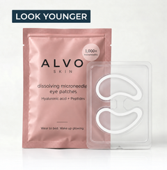 Dissolving Hyaluronic Microneedle Under-Eye Patches