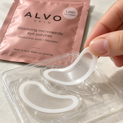 Dissolving Hyaluronic Microneedle Under-Eye Patches