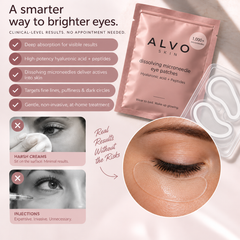 Dissolving Hyaluronic Microneedle Under-Eye Patches
